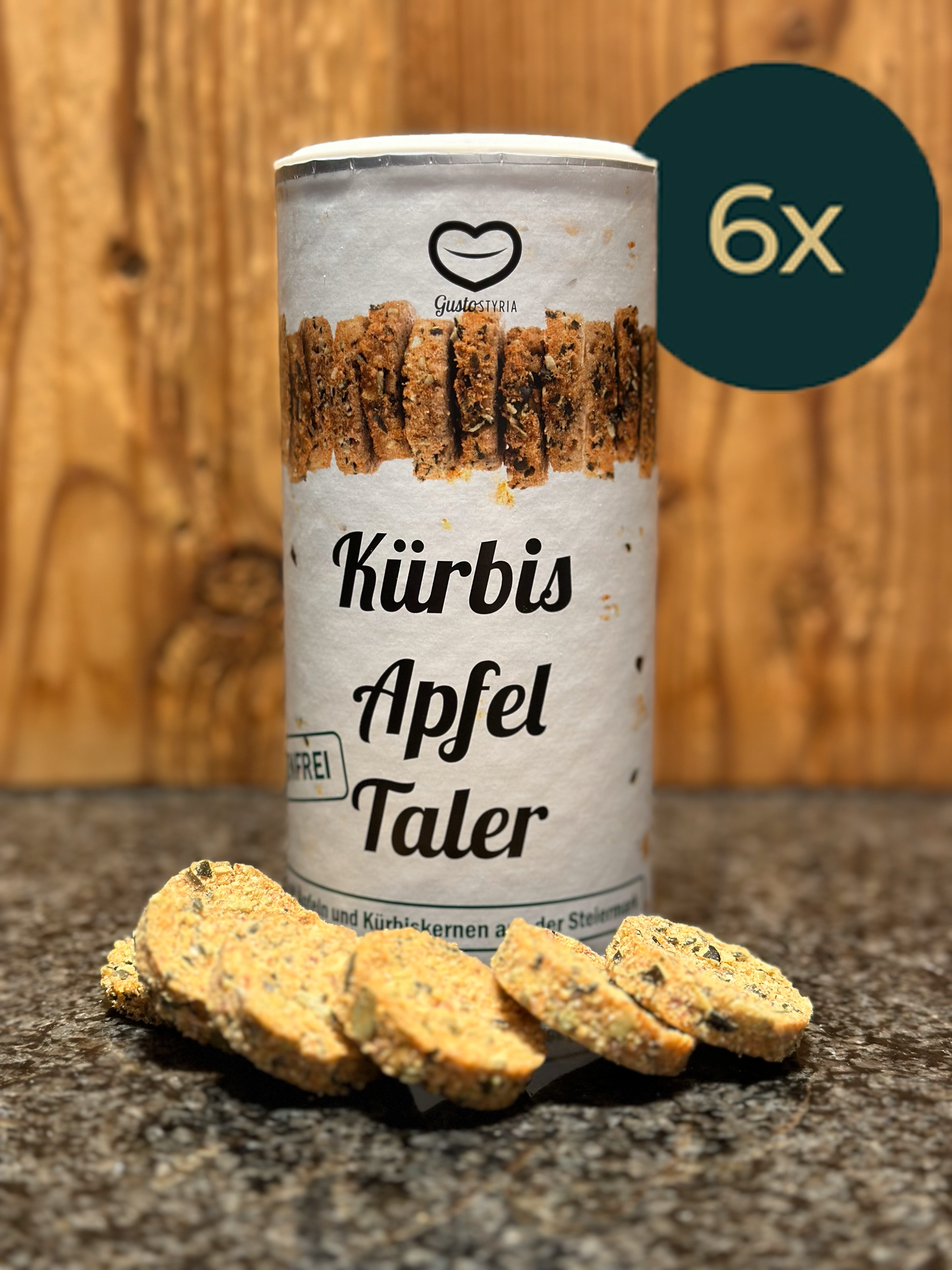 Steirische Kürbis-Apfel Taler - 6x150g